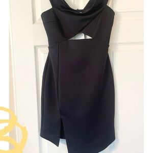 bec + bridge Black Cutout Dress
